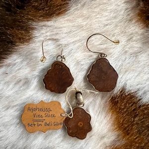 Ayauacha slices wrapped in Bali Silver